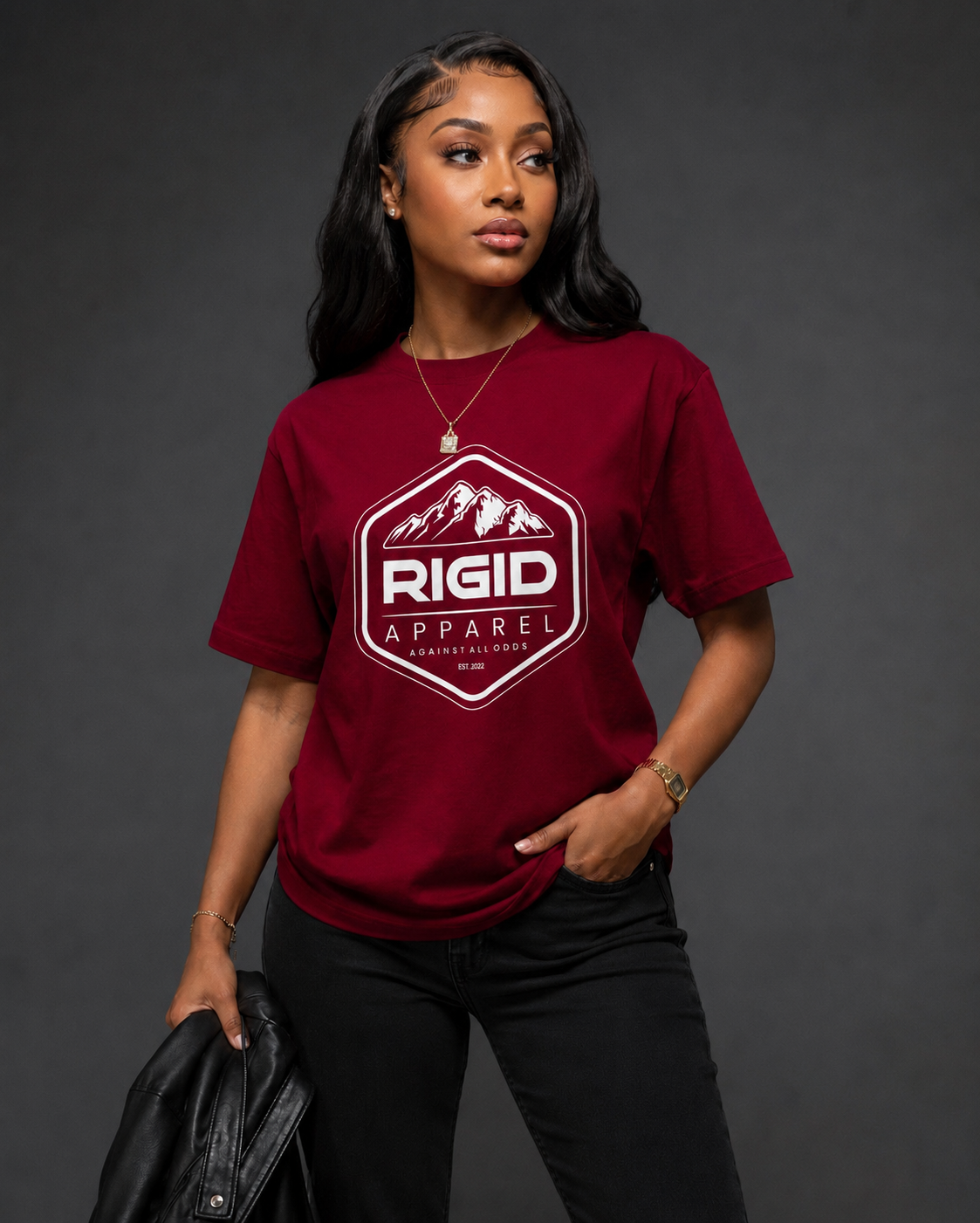 Rigid Against All Odds (Emblem) - T-shirt